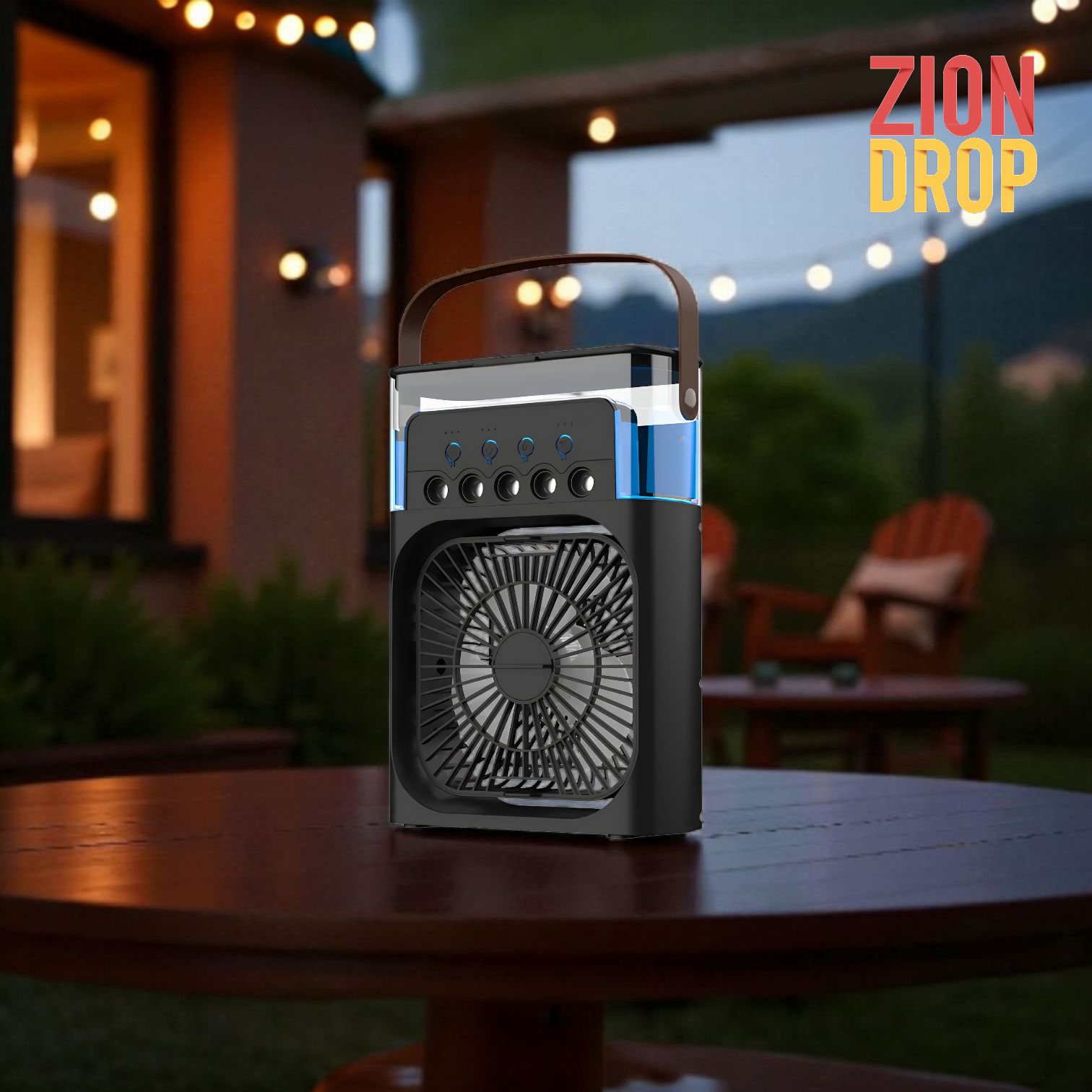 Portable Air cooler Table fan with humidifier